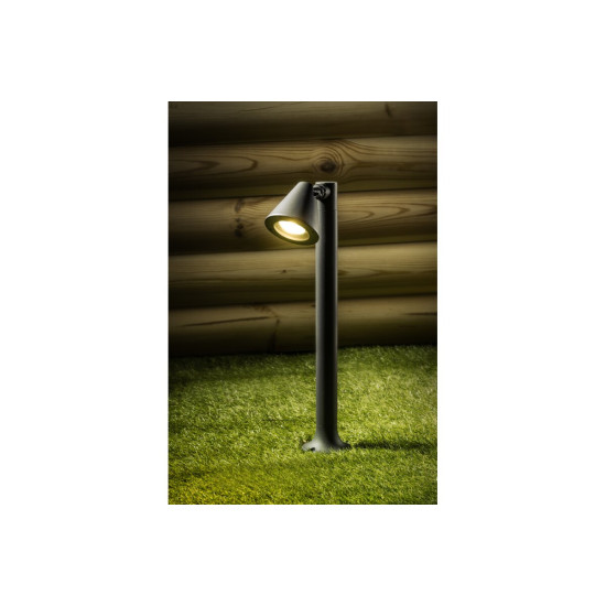 VRTNA SVETILKA LUSTINO, GU10, max. 20 W, IP44, post 500 MM, GRAFITNA