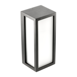 FASADNA SVETILKA VASTI, E27, max. 12 W, IP54, ČRNA