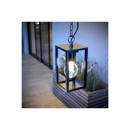 Vrtna svjetiljka viseća VENTANA-H,E27, MAX.20W,IP54,AC220-240V,50-60Hz,crna