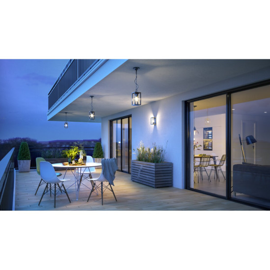 Vrtna svjetiljka viseća VENTANA-H,E27, MAX.20W,IP54,AC220-240V,50-60Hz,crna
