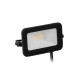 G-TECH reflektor VILMAR, LED, 10W, 900lm, 6400K, AC220-240V, IP65, crna