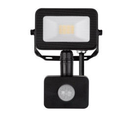 G-TECH reflektor s detektorom pokreta VILMAR, LED, 10W, 900lm, 6400K, AC220-240V, crna
