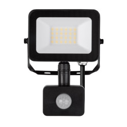 G-TECH reflektor s senzorom pokreta VILMAR, LED, 20W, 1800lm, 6400K, AC220-240V, crna