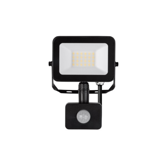 G-TECH reflektor s senzorom pokreta VILMAR, LED, 20W, 1800lm, 6400K, AC220-240V, crna