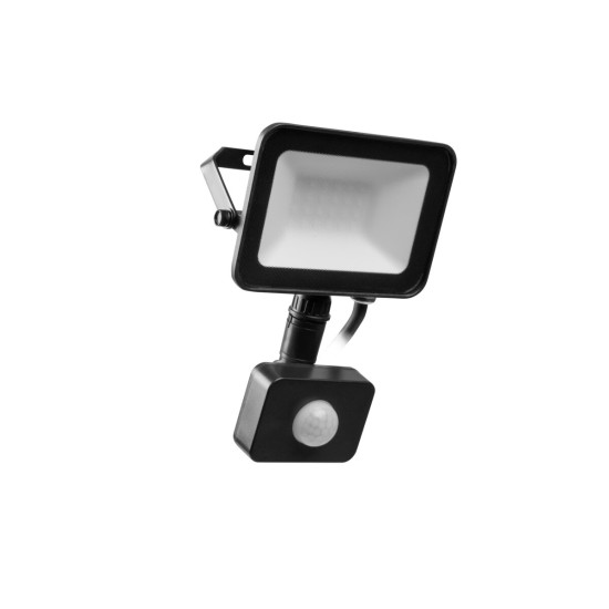 G-TECH reflektor s senzorom pokreta VILMAR, LED, 20W, 1800lm, 6400K, AC220-240V, crna