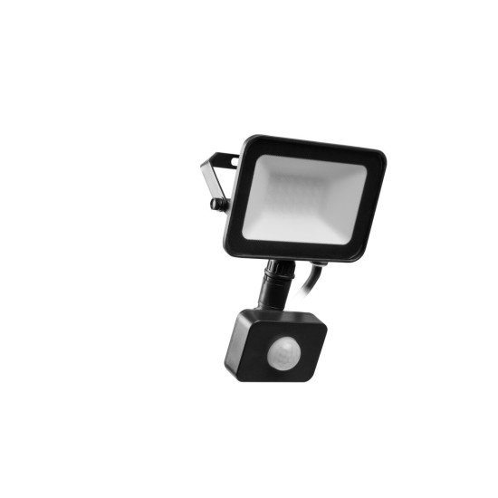 G-TECH reflektor s detektorom pokreta VILMAR, LED, 30W, 3000lm, 6400K, AC220-240V, crna