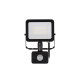 G-TECH reflektor s detektorom pokreta VILMAR, LED, 30W, 3000lm, 6400K, AC220-240V, crna