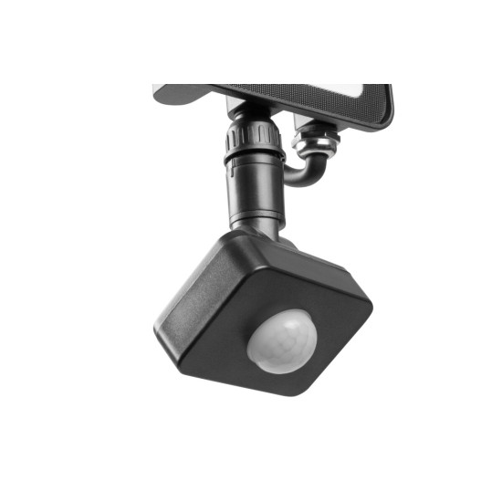 G-TECH reflektor s detektorom pokreta VILMAR, LED, 30W, 3000lm, 6400K, AC220-240V, crna
