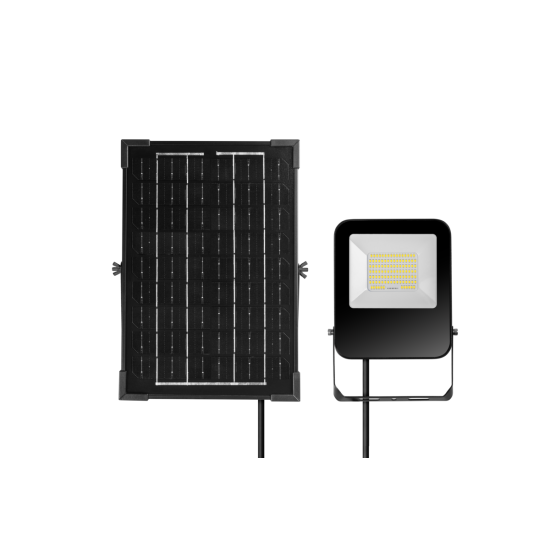SOLARNI  REFLEKTOR S SENZORJEM ALTON, LED, 3000lm, 4000K, 6000mAh ZAMENLJIV, IP65, DALJINSKO UPRAVLJANJE