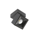 LED SVETILKA BIANCO, 8 W, 680 lm, 4000K, IP20, KVADRATEN, ČRNA