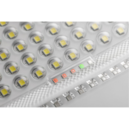 Solarni LED reflektor BRAVOS, 150W, 1500lm, 6400K, IP65, 120°, solarni panel, daljinski upravljač, 3y