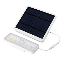SOLARNI NA LED SVETILKA DAVOS, SENZOR GIBANJA, 1000lm, 4000K, 2000 mAh, IP54, BEL