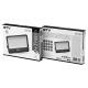 DOVER reflektor, LED, 100W, 12000lm, CCT, AC180-250V, IP66, siva