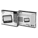 DOVER reflektor, LED, 50W, 6000lm, CCT, AC180-250V, IP66, siva