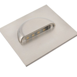 LED SVETILKA CADA, 0.8 W, 70 lm, 4000K, 12V, KVADRATEN, INOX
