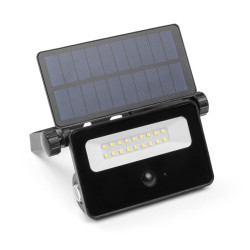 LUMOS solarni reflektor s detekcijom pokreta i sumraka, LED, 850lm, 6400K, 1800mAh zamjenjiv, IP65