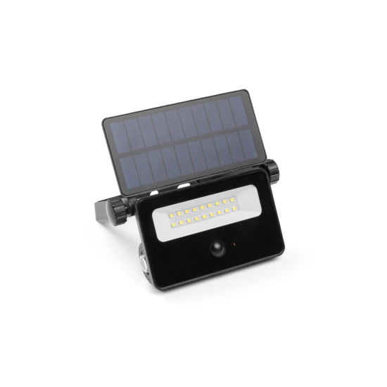 LUMOS solarni reflektor s detekcijom pokreta i sumraka, LED, 850lm, 6400K, 1800mAh zamjenjiv, IP65