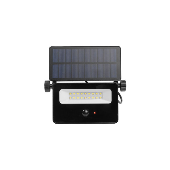 LUMOS solarni reflektor s detekcijom pokreta i sumraka, LED, 850lm, 6400K, 1800mAh zamjenjiv, IP65