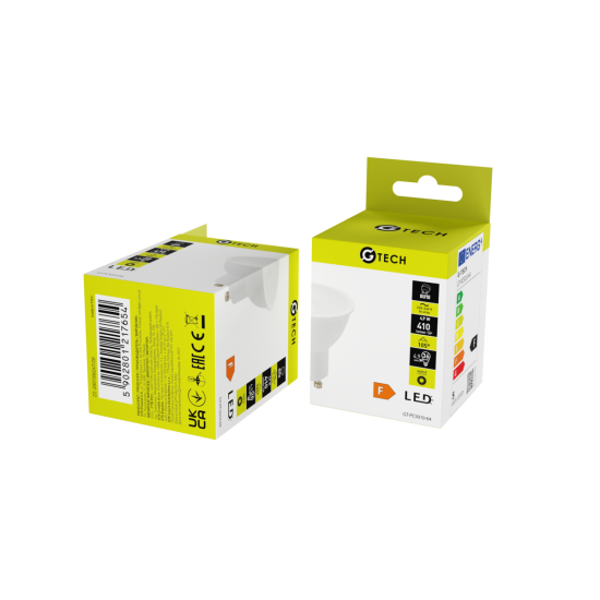 G-TECH LED ŽARNICA GU10, 4.9 W, 410 lm, 6400K, AC220-240V, 120°