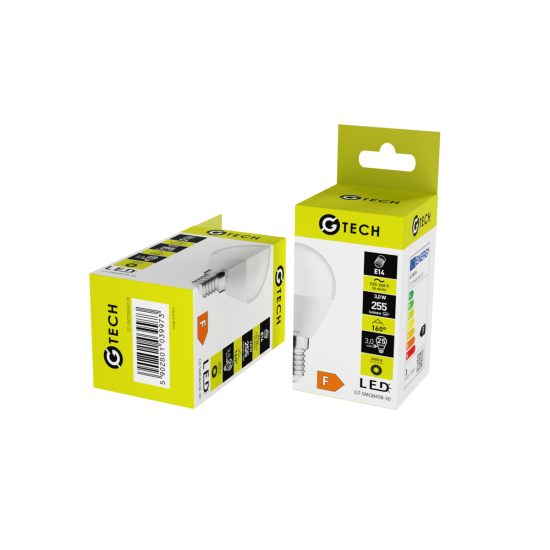 G-TECH LED ŽARNICA E14, B45, 3 W, 255 lm, 3000K, AC220-240V, 160°