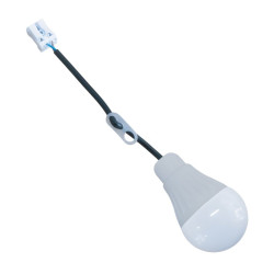LED DELOVNA LUČ, A60, 9.0W, 806lm, 4000K, AC220-240V, 170°, S PRIKLJUČNIM KABLOM