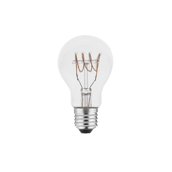 LED ŽARNICA SPIN, E27, A60, 4 W, 265 lm, 2200K, AC220-240V, 360°, FILAMENT