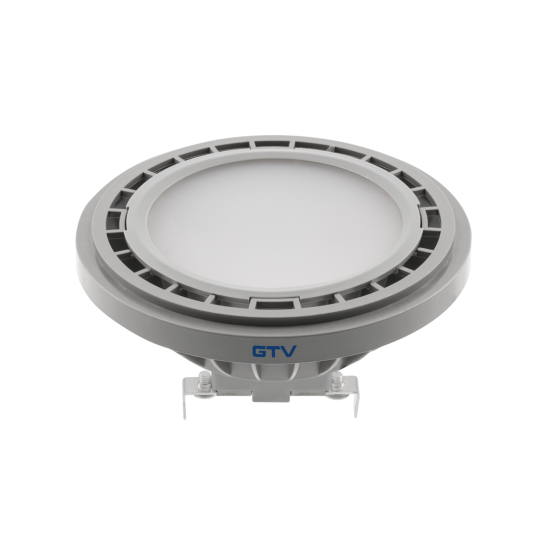 LED ŽARNICA AR111, 12.5 W, 1100 lm, 3000K, G53, DC12V, 120°, SIVA