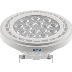 LED ŽARNICA AR111, 12.5 W, 1100 lm, 3000K, G53, DC12V, 40°, BELA