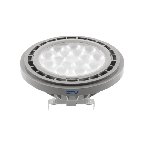 LED IZVOR SVJETLOSTI, A-G, AR111, 3000K, G53, 12,5W, DC12V, 40°, 1100lm, siva