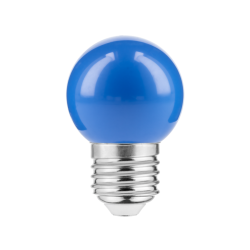 ŹRÓDŁO ŚWIATŁA LED, B45C, BLUE, E27, 1,0W, AC220-240V, 270°, 50lm