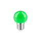 LED ŽARNICA E27, B45, 1 W, 50 lm, AC220-240V, 270°, ZELEN