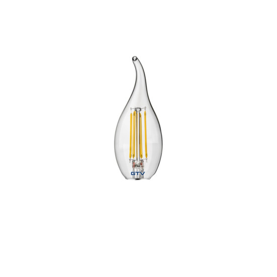 LED ŽARNICA E14, C35L, 4 W, 420 lm, 4000K, AC220-240V, 360°, PROZORNA