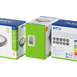 LED ŽARNICA GU10, 111, 12.5 W, 1100 lm, 3000K, AC220-240V, 40°, SIVA