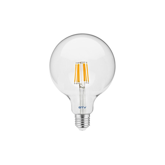 LED ŽARNICA E27, G125, 8 W, 880 lm, 4000K, AC220-240V, 360°, PROZORNA