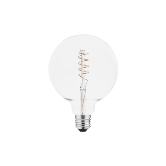 LED ŽARNICA SPIN, E27, G125, 4 W, 265 lm, 2200K, AC220-240V, 360°, PROZORNA