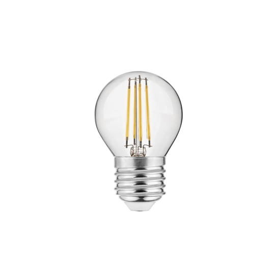 LED IZVOR SVJETLOSTI, FILAMENT, A-G, G45, 3000K, E27, 4,0W, AC220-240V, 360°, 420lm, 44mA