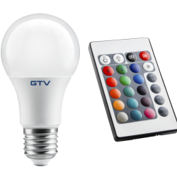 LED SVETILKA SOURCE, RGBW, A60, E27, 9.0W, 830lm, 4000K, AC220-240V, 200°, RGBW DALJINSKO UPRAVLJANJE