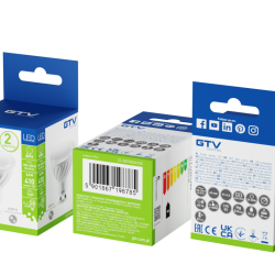 LED ŽARNICA GU10, 6 W, 440 lm, 4000K, AC175-250V, 120°