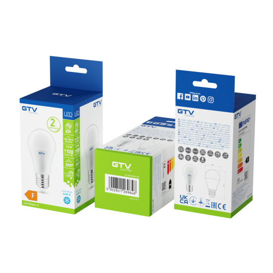 LED ŽARNICA E27, A60, 11.5 W, 1100 lm, 6400K, AC180-250V, 200°