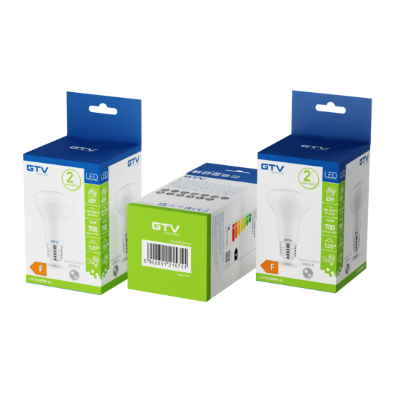 LED ŽARNICA E27, R63, 8 W, 650 lm, 4000K, AC175-240V, 160°