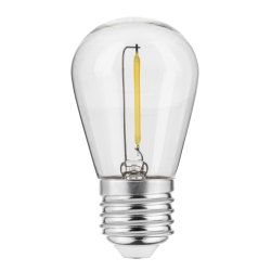 LED ŽARNICA E27, S14, 0.5 W, 50 lm, 2700K, AC180-250V, 360°