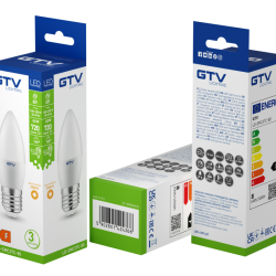 LED ŽARNICA E27, C37, 8 W, 720 lm, 3000K, AC180-250V, 160°