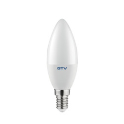 LED ŽARNICA E14, C30, 8 W, 720 lm, 3000K, AC180-250V, 160°