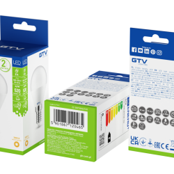 LED žarulja 6W, grlo E14, B45B, SMD 2835, topla bijela, AC220-240V, kut rasapa svjetlosti 160°, 470 lm, 52 mA