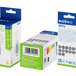 LED ŽARNICA E27, B45, 6 W, 520 lm, 3000K, AC175-250V, 160°