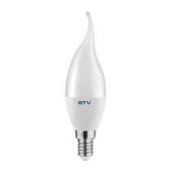 LED ŽARNICA E14, C37L, 8 W, 720 lm, 4000K, AC180-250V, 160°
