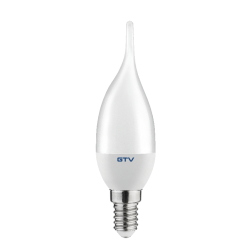 LED ŽARNICA E14, C30L, 6 W, 520 lm, 4000K, AC180-250V, 160°