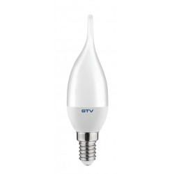 LED ŽARNICA E14, C37L, 8 W, 720 lm, 6400K, AC180-250V, 160°