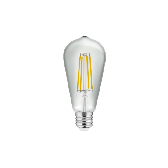 LED ŽARNICA E27, ST64, 6 W, 600 lm, 3000K, AC220-240V, 360°, PROZORNA