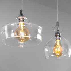 LED ŽARNICA STARINSKA, E27, ST64, 4 W, 300 lm, 3000K, AC220-240V, 360°, PROZORNA